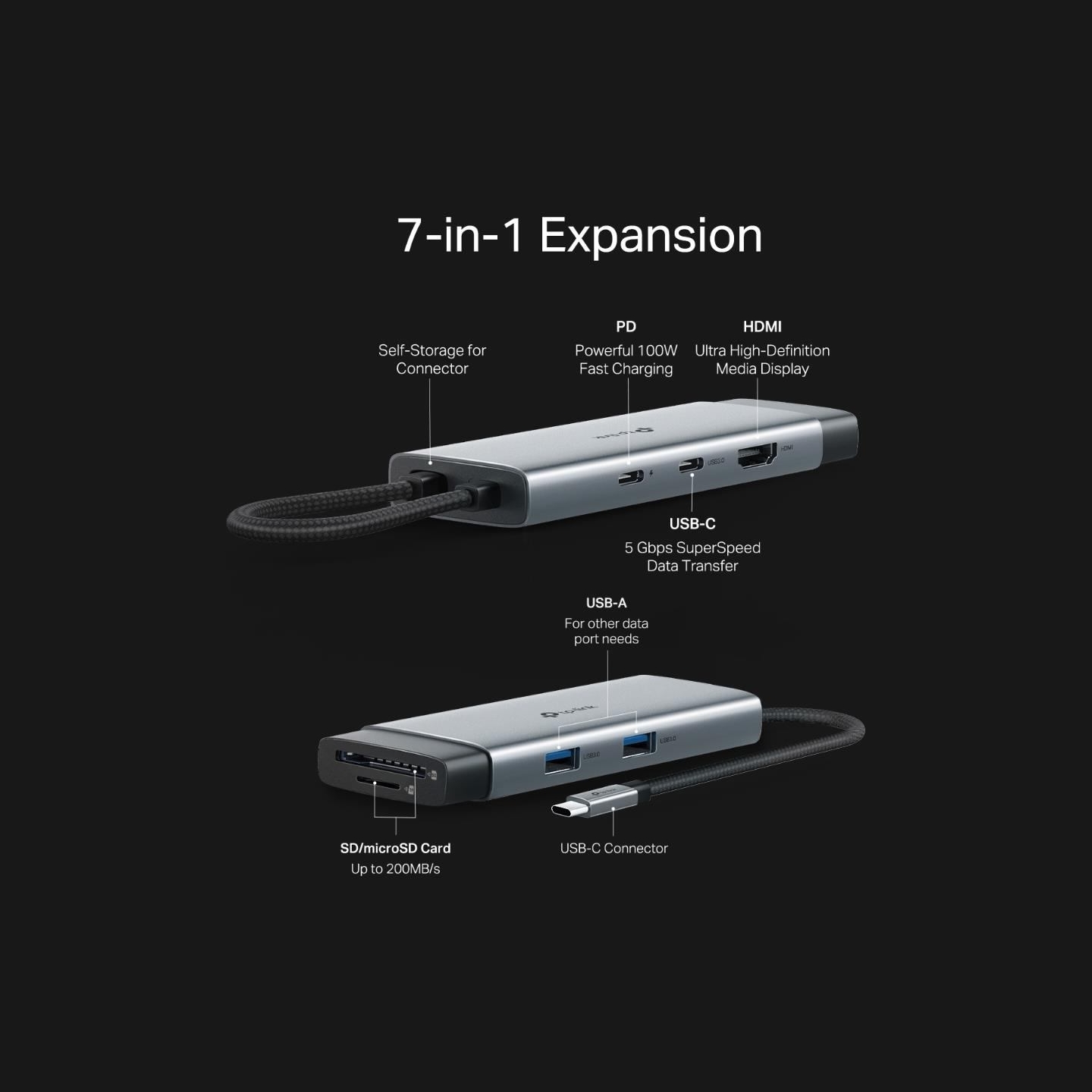 Tp-Link I/O HUB USB-C 7PORT/UH7020C TP-LINK