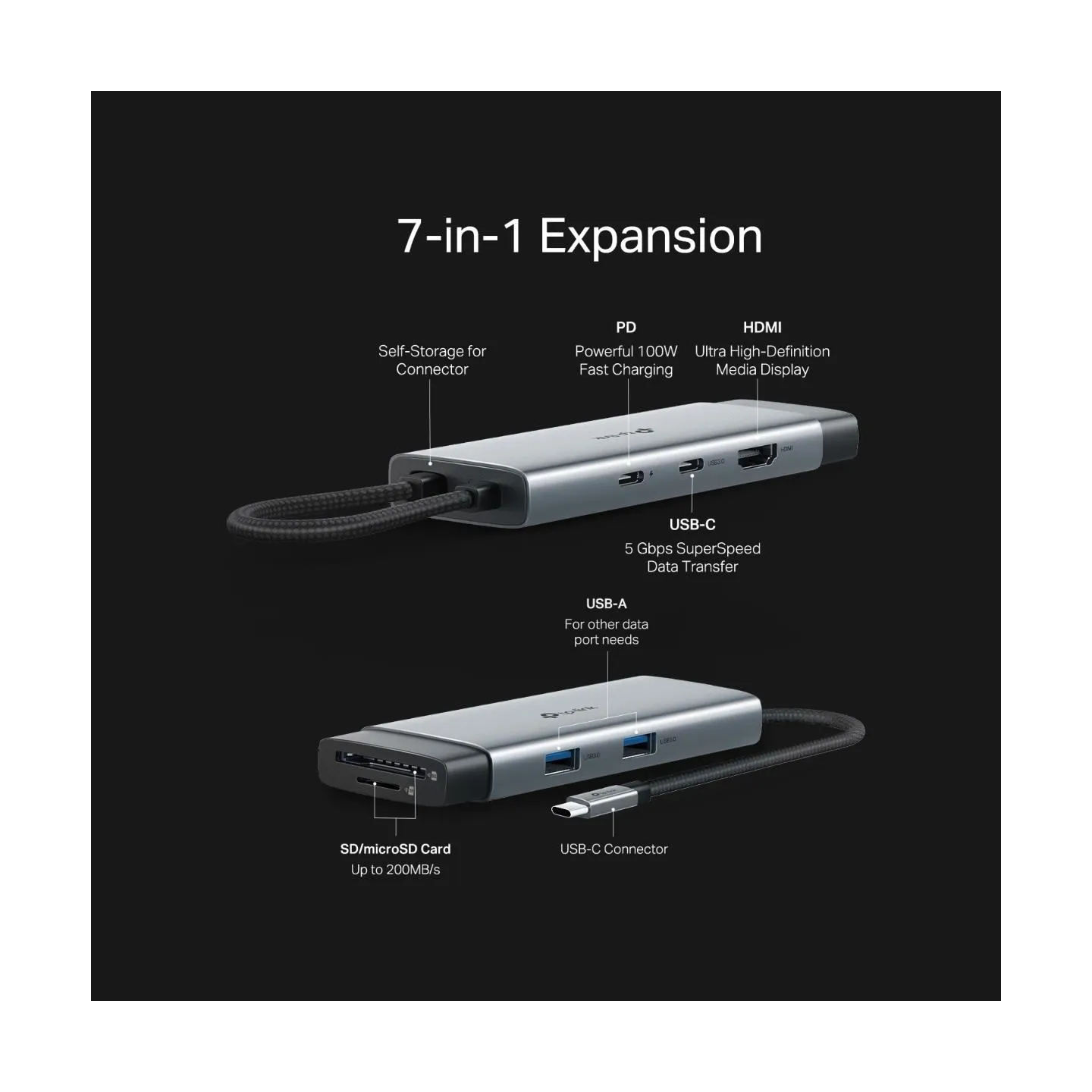 Tp-Link I/O HUB USB-C 7PORT/UH7020C TP-LINK