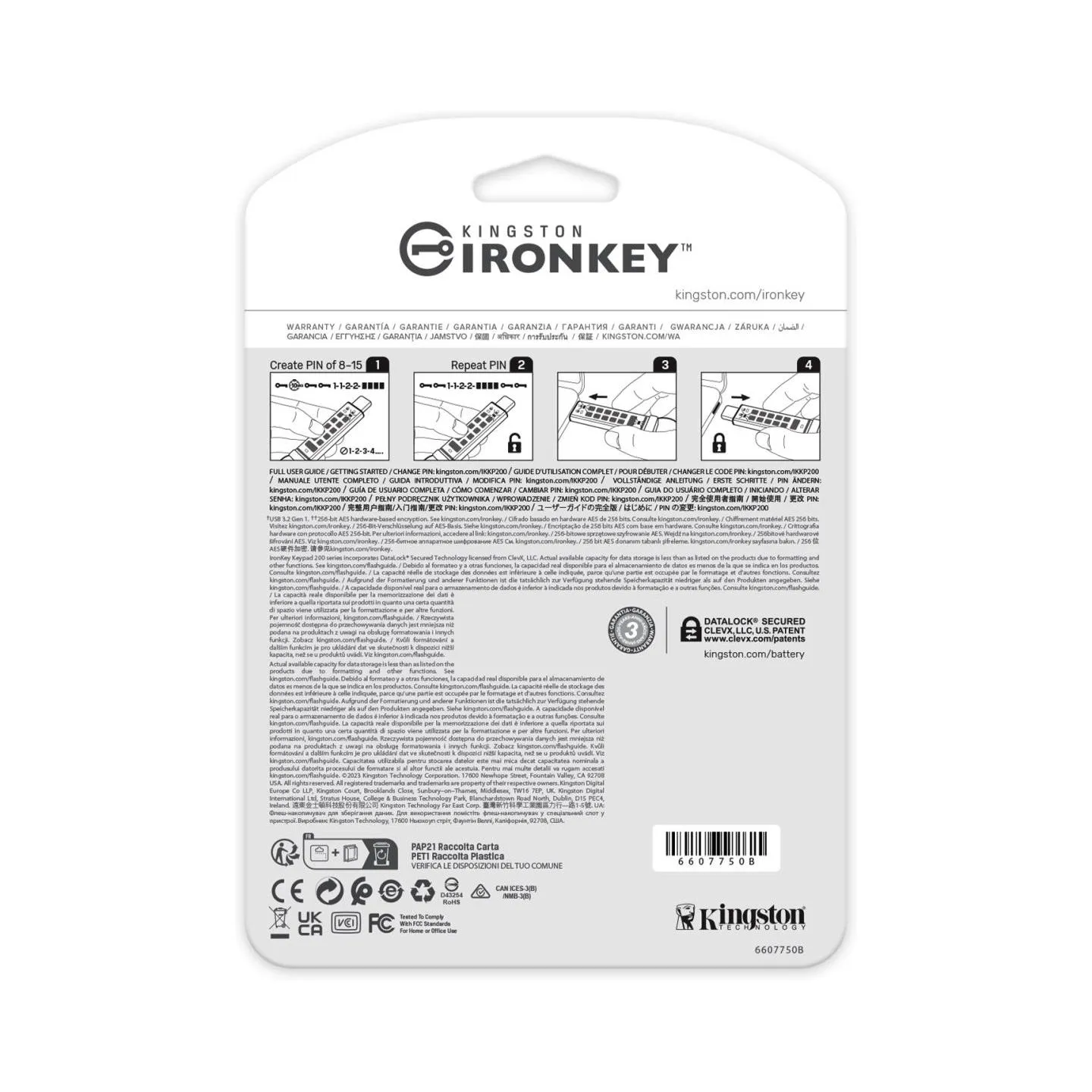 Kingston MEMORY DRIVE FLASH USB-C/16GB IKKP200C/16GB KINGSTON