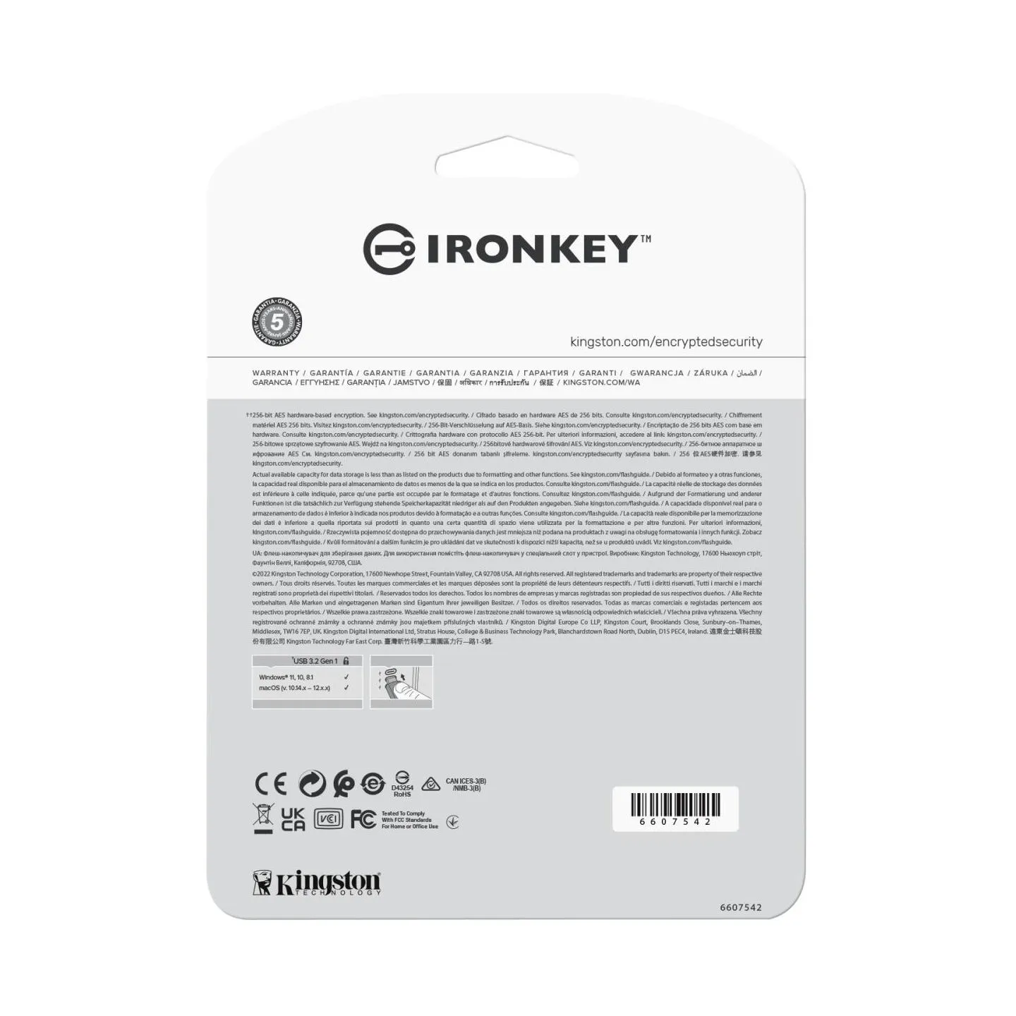 Kingston MEMORY DRIVE FLASH USB-C 32GB/IKVP50C/32GB KINGSTON
