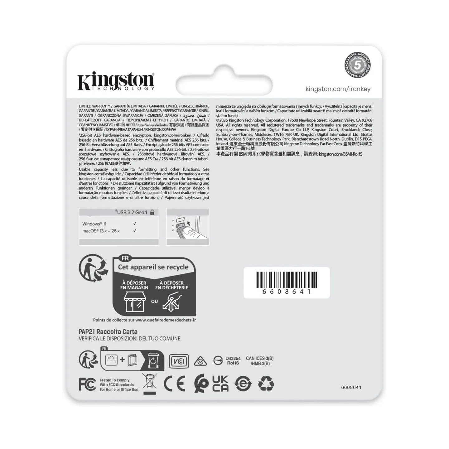 Kingston MEMORY DRIVE FLASH USB3.2/64GB IKLP50G2/64GB KINGSTON