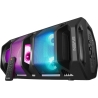 Sven 2.0 portable speaker SVEN PS-670, black, power output 2x32.5W (RMS), TWS, Bluetooth, FM, USB, microSD, LED-display, RC, lit
