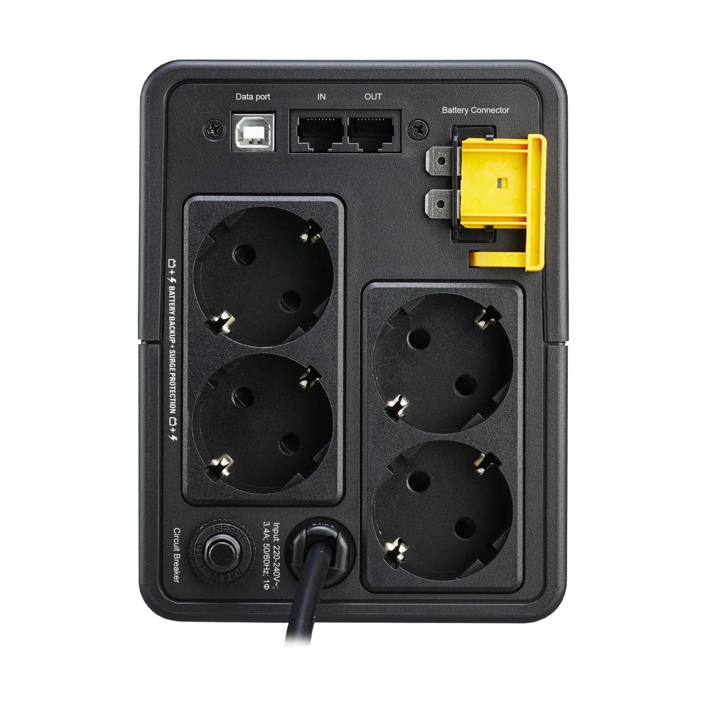 APC BACK-UPS 750VA, 230V, AVR, SCHUKO SOCKETS