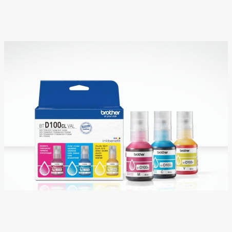 Brother MULTIPACK BTD100CLVAL, C/M/Y VALUE PACK, 3 X 5000 PAGES