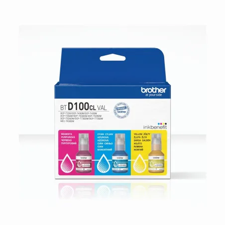 Brother MULTIPACK BTD100CLVAL, C/M/Y VALUE PACK, 3 X 5000 PAGES