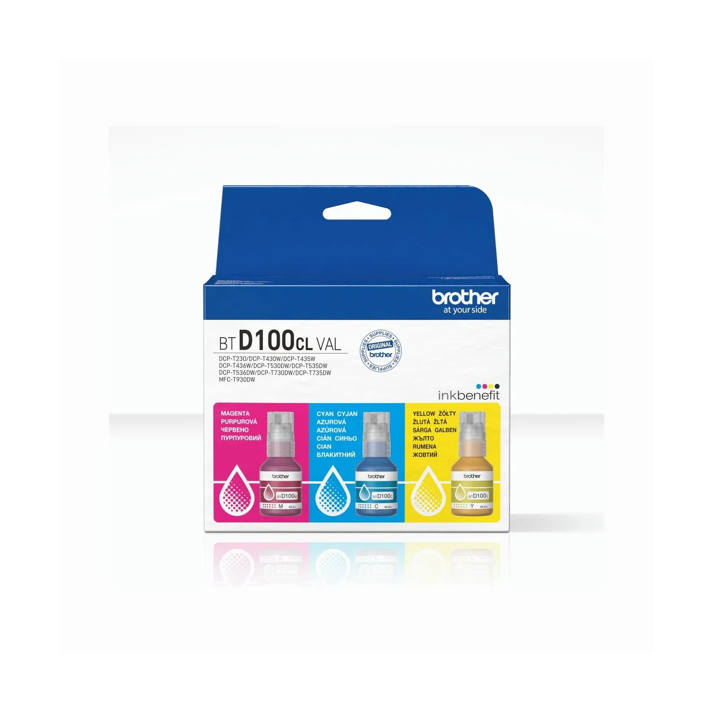Brother MULTIPACK BTD100CLVAL, C/M/Y VALUE PACK, 3 X 5000 PAGES