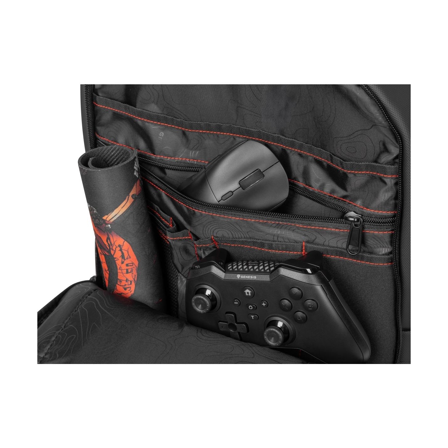 Genesis Pallad 510 | Fits up to size 17.3 " | Backpack | Shoulder strap | Black