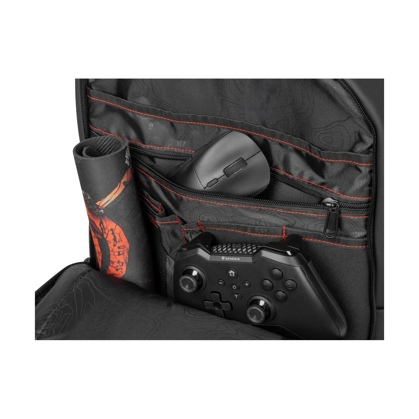 Genesis Pallad 510 | Fits up to size 17.3 " | Backpack | Shoulder strap | Black
