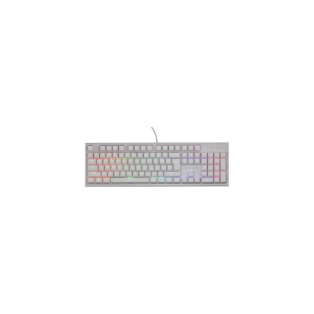 Genesis THOR 303 | Mechanical Gaming Keyboard | Wired | US | White | USB Type-A | Outemu Peach Silent