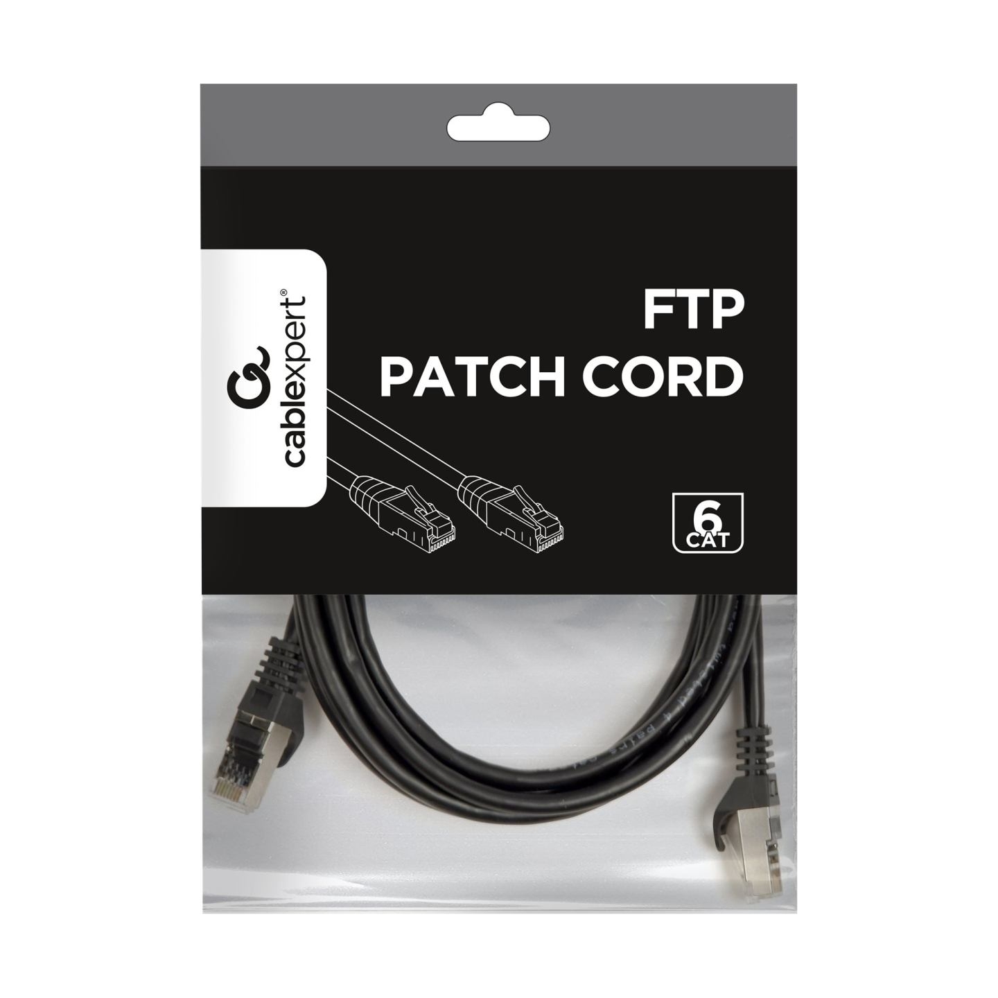 Gembird | Patch cord | FTP Cat6 | Black