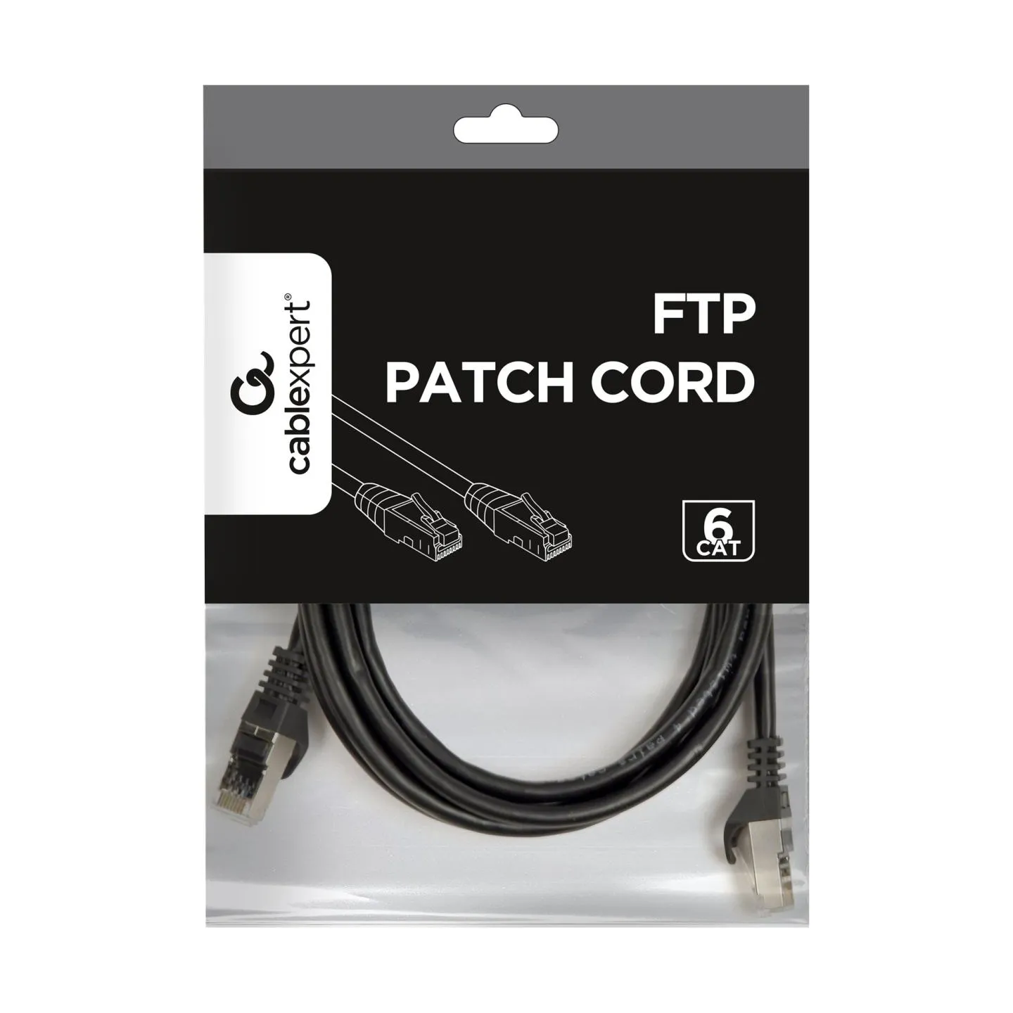 Gembird | Patch cord | FTP Cat6 | Black