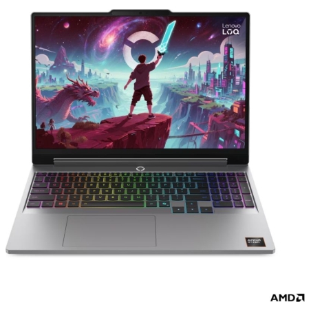 Lenovo LOQ RYZEN 7 250/15.3" WUXGA (1920X1200) IPS 300NITS ANTI-GLARE, 100% SRGB, 165HZ, FREESYNC™, G-SYNC®, LOW BLUE LIGHT/16GB