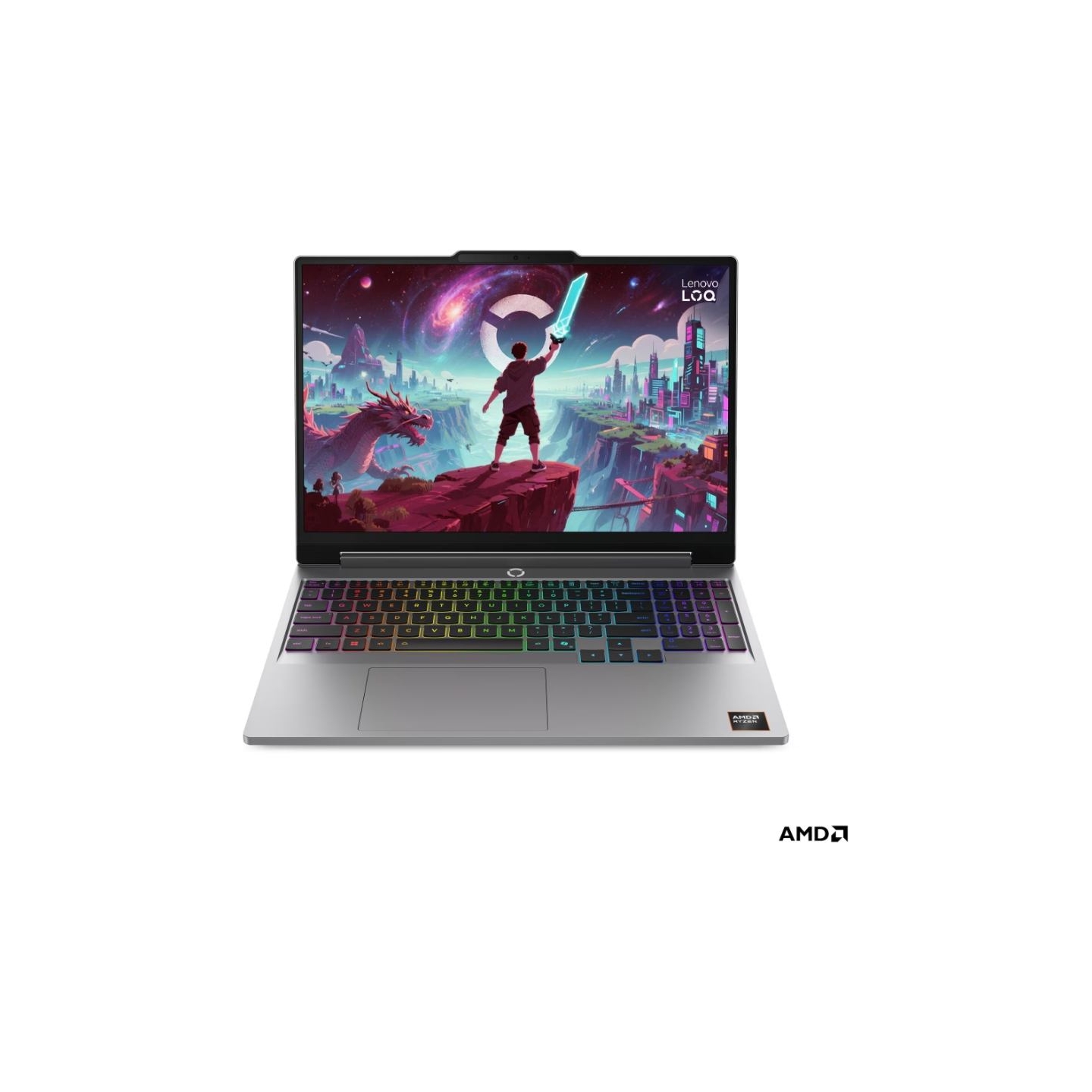 Lenovo LOQ 15AHP11 AMD | Luna Grey | 15.3 " | IPS | WUXGA | 1920 x 1200 pixels | Anti-glare | AMD Ryzen 7 | 250 | 16 GB | SODIMM