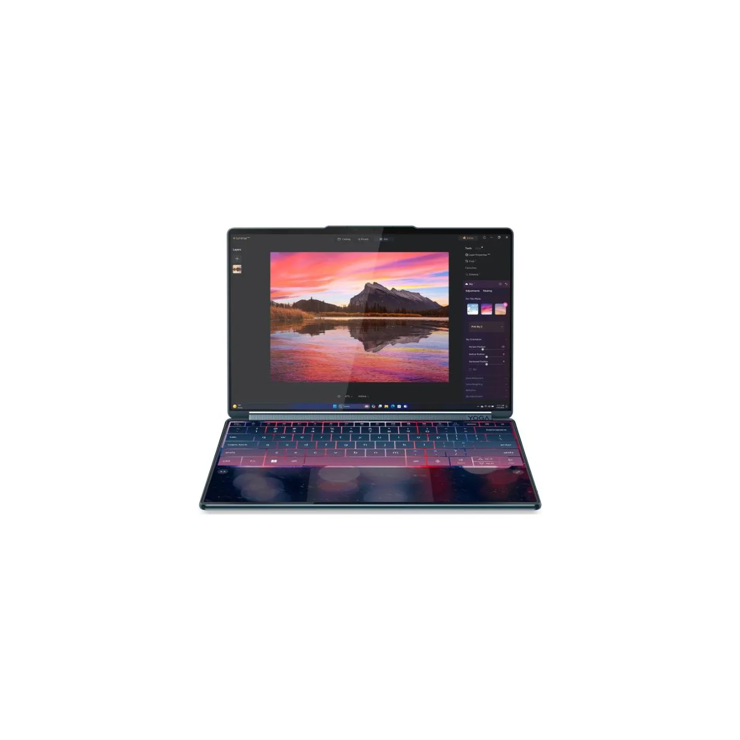 Lenovo Yoga Book 9 14IAH10 Intel | Tidal Teal | 2x14 " | OLED | Touchscreen | 2.8K WQXGA+ | 2880 x 1800 pixels | Intel Core Ultr