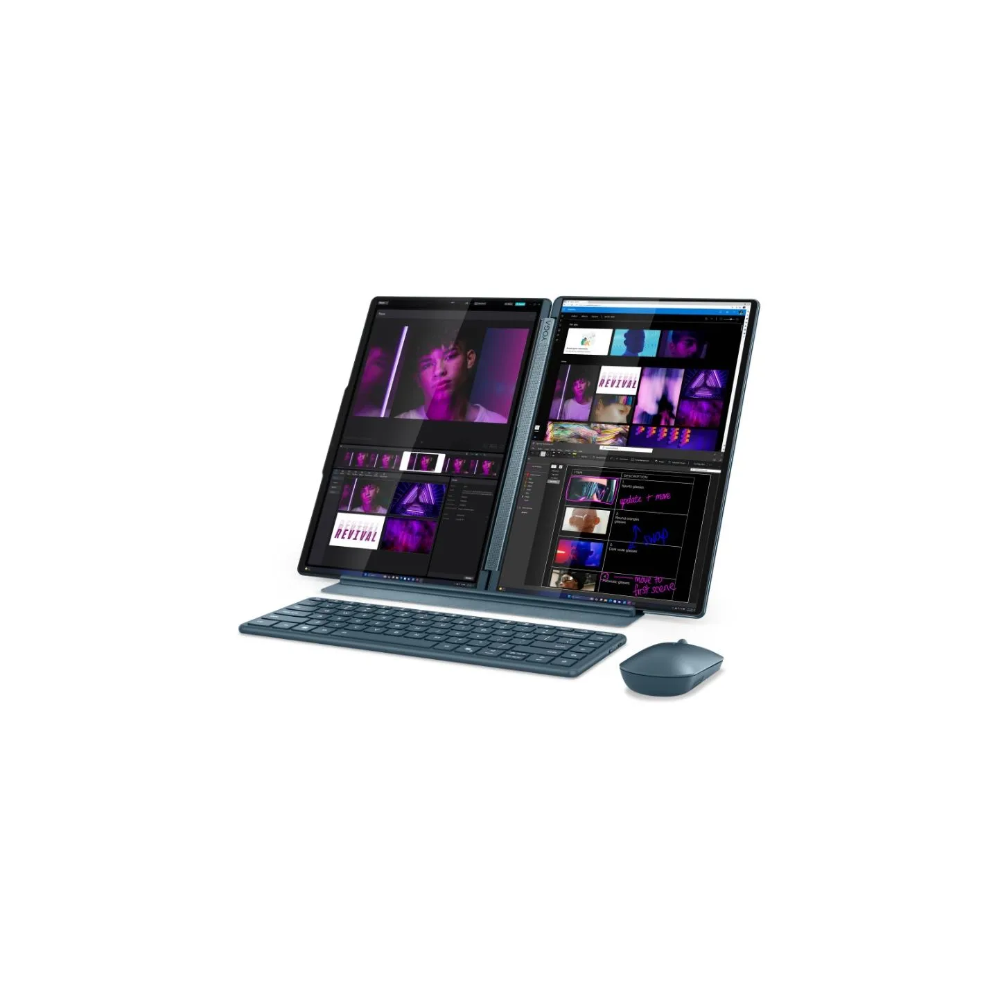 Lenovo Yoga Book 9 14IAH10 Intel | Tidal Teal | 2x14 " | OLED | Touchscreen | 2.8K WQXGA+ | 2880 x 1800 pixels | Intel Core Ultr