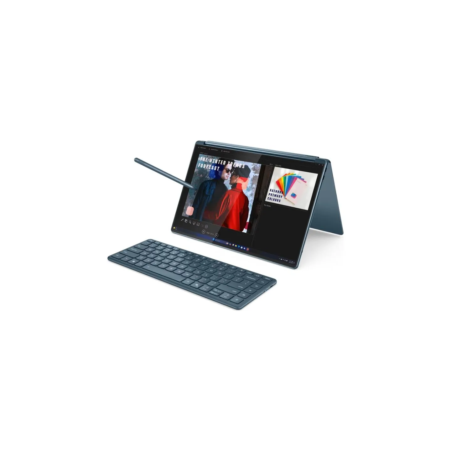Lenovo Yoga Book 9 14IAH10 Intel | Tidal Teal | 2x14 " | OLED | Touchscreen | 2.8K WQXGA+ | 2880 x 1800 pixels | Intel Core Ultr