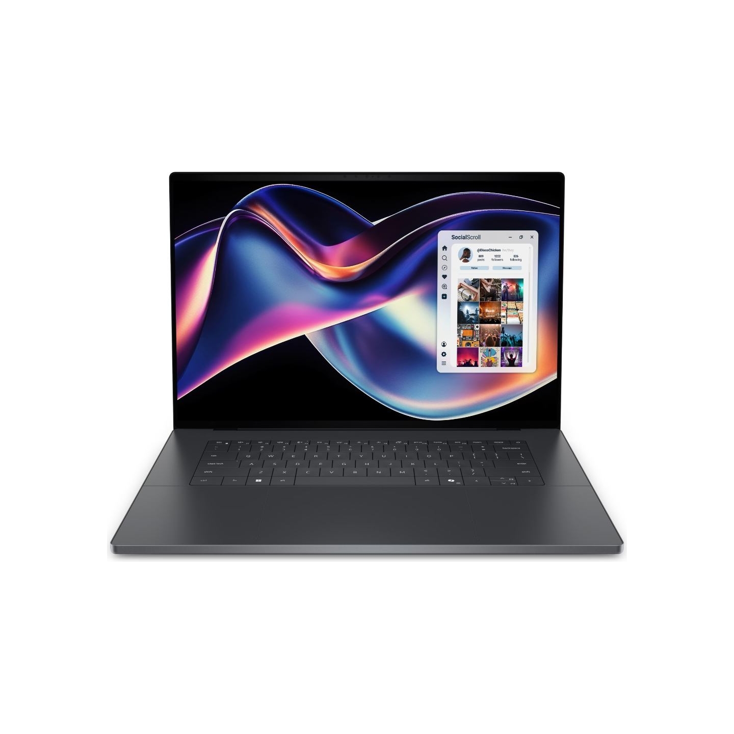 Dell XPS 16 DA16260 | Graphite | 16 " | Touchscreen | 3.2K | Intel Core Ultra X7 | 358H | 32 GB | LPDDR5x | Solid-state drive ca