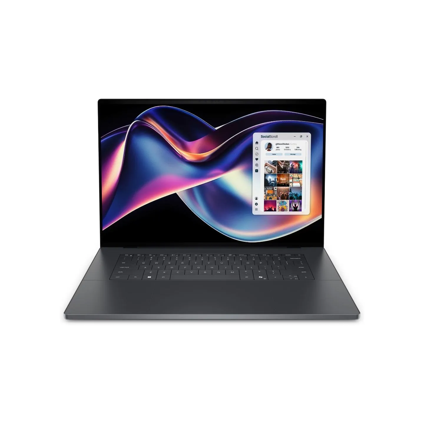 Dell XPS 16 DA16260 | Graphite | 16 " | OLED | Touchscreen | 3.2K | Intel Core Ultra X7 | 358H | 64 GB | LPDDR5x | Solid-state d