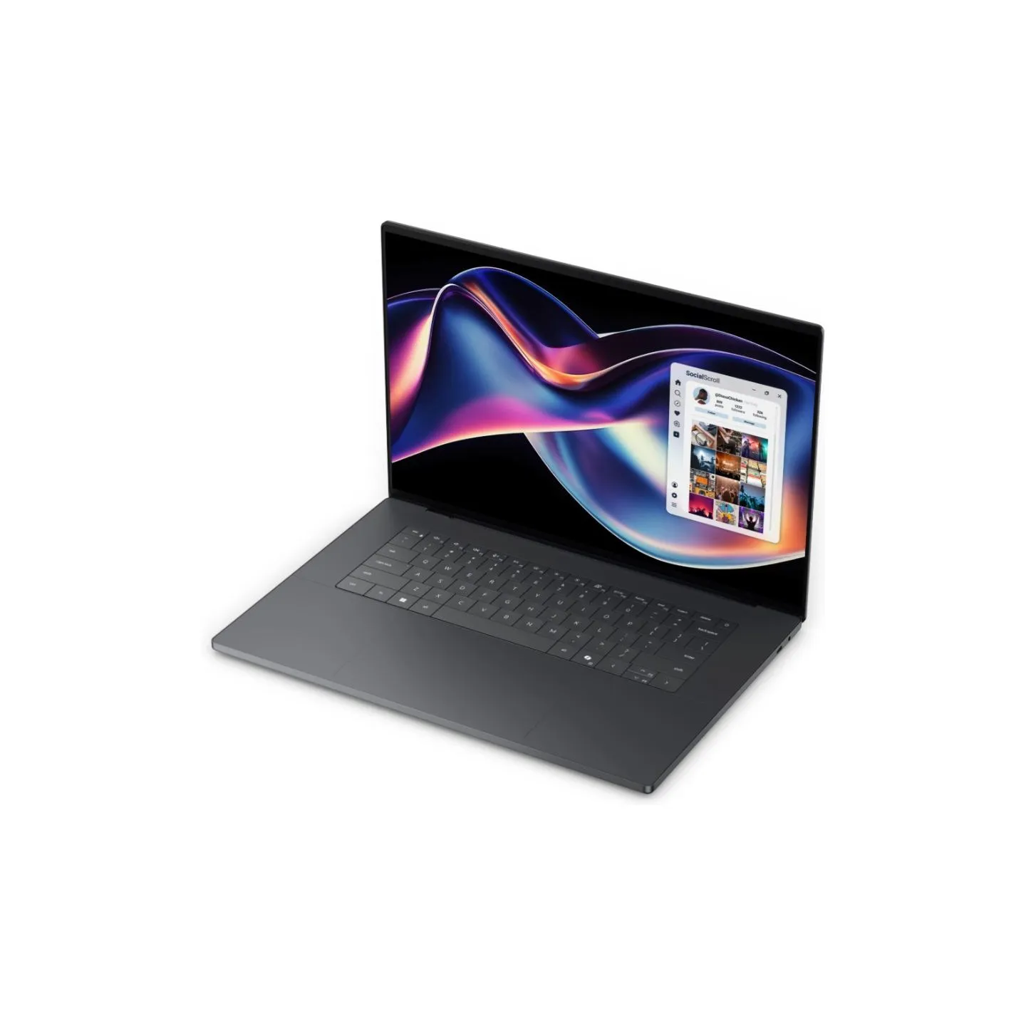 Dell XPS 16 DA16260 | Graphite | 16 " | OLED | Touchscreen | 3.2K | Intel Core Ultra X7 | 358H | 64 GB | LPDDR5x | Solid-state d