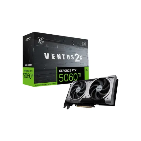 MSI GeForce RTX 5060 Ti 16G VENTUS 2X OC PLUS | NVIDIA | 16 GB | GeForce RTX 5060 Ti | GDDR7 | HDMI ports quantity 1 | PCI Expre