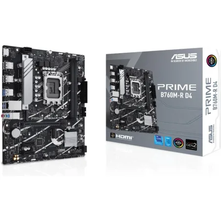 Asus Mainboard|ASUS|Intel B760 Express|LGA1700|Micro-ATX|Memory DDR4|Memory slots 2|2xPCI-Express 4.0 1x|1xPCI-Express 4.0 16x|2