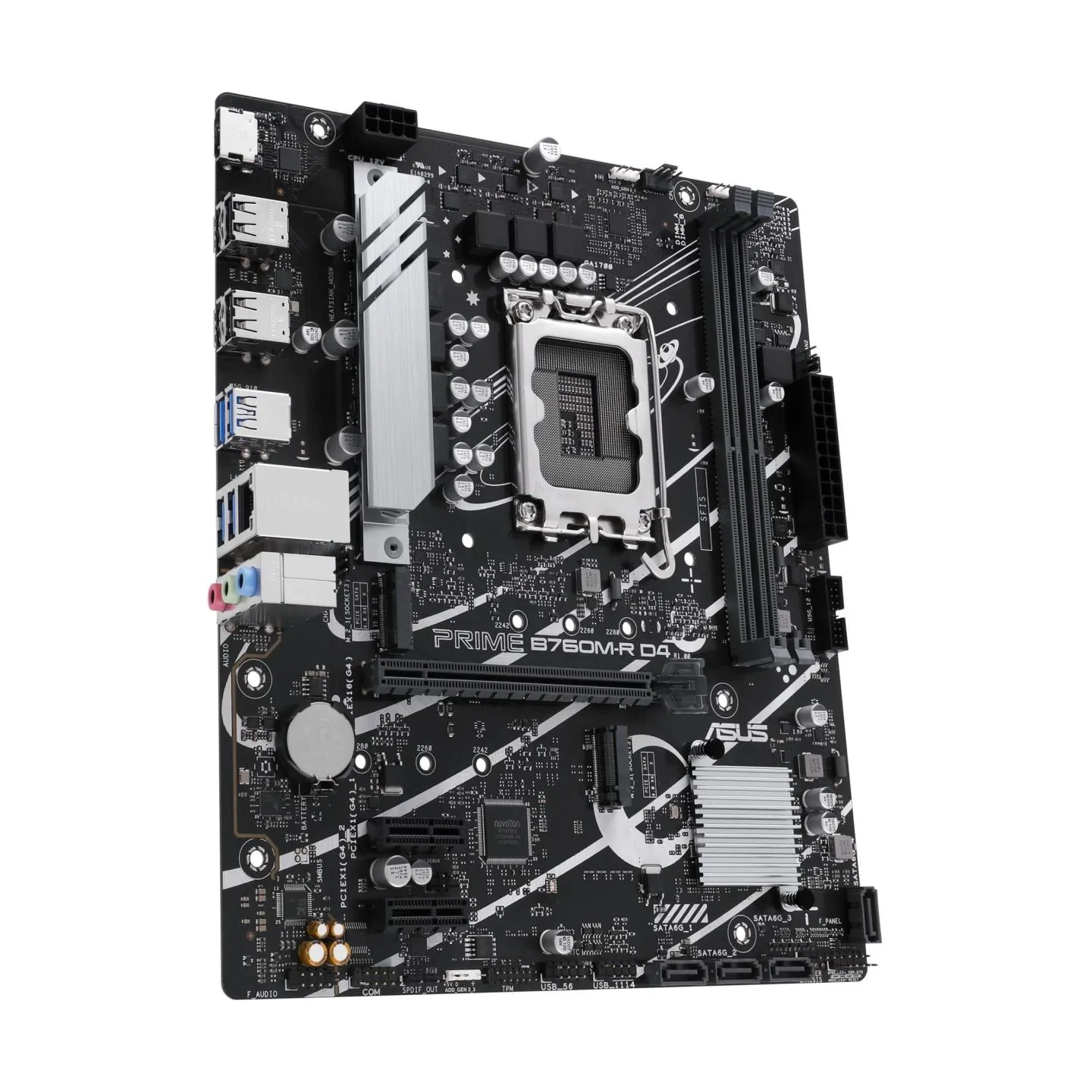 Asus Mainboard|ASUS|Intel B760 Express|LGA1700|Micro-ATX|Memory DDR4|Memory slots 2|2xPCI-Express 4.0 1x|1xPCI-Express 4.0 16x|2
