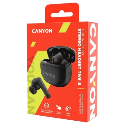 Canyon headset TWS-8 ENC Black