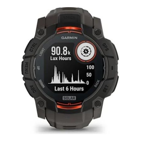 Garmin SMARTWATCH INSTINCT 3 SOLAR/BLK/CHARC 010-02935-00 GARMIN