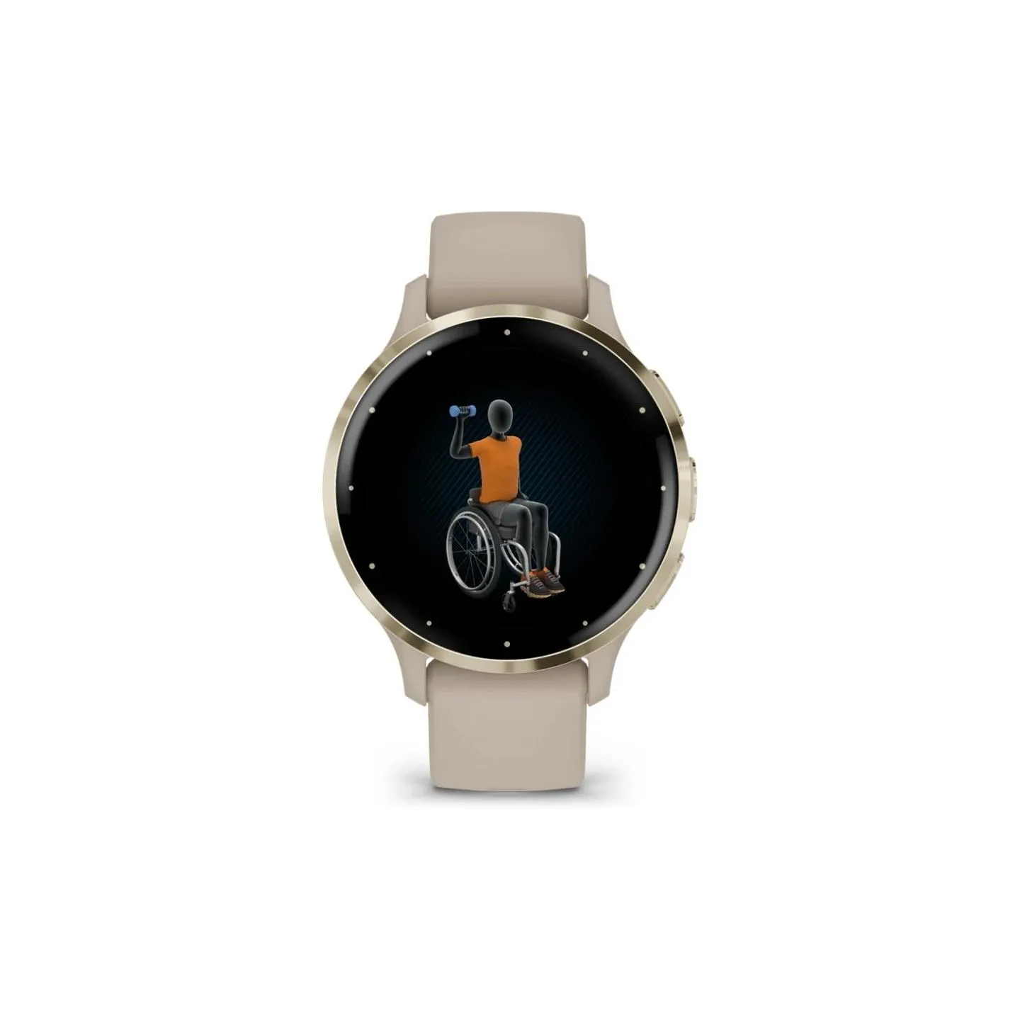 Garmin SMARTWATCH VENU 3S/GRAY/GOLD 010-02785-02 GARMIN