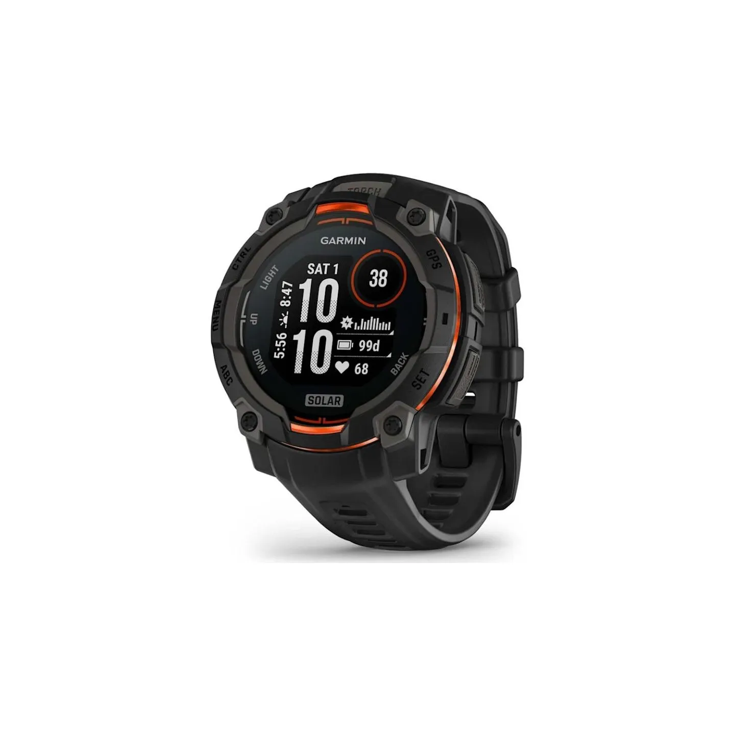 Garmin SMARTWATCH INSTINCT 3 SOLAR/BLACK/BLK 010-02934-00 GARMIN