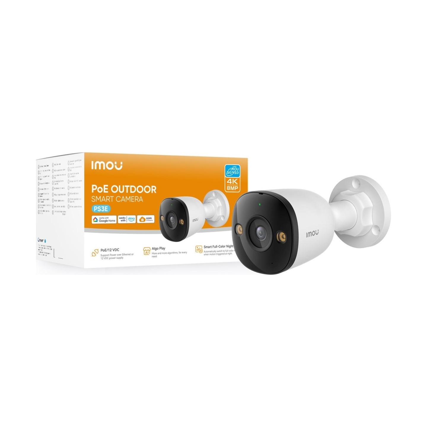 Imou NET CAMERA PS3E 4K 8MP POE/IPC-PS3EP-8Q0 IMOU