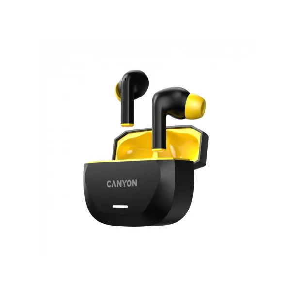 Canyon headset HEXAGON 7 TWS ANC+ENC Wireless Charge Black Yellow