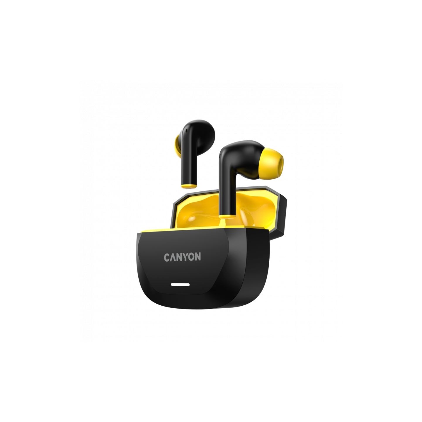 Canyon headset HEXAGON 7 TWS ANC+ENC Wireless Charge Black Yellow