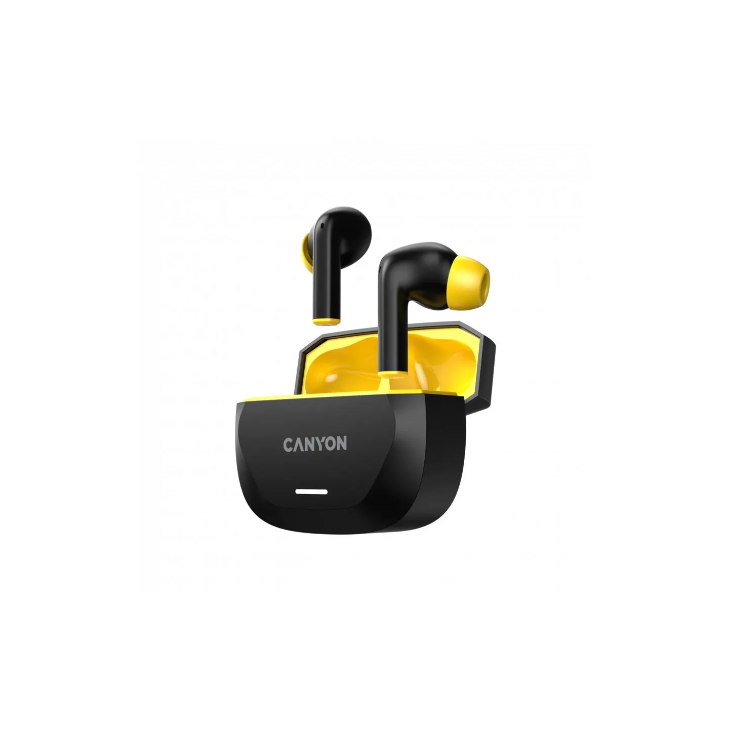 Canyon headset HEXAGON 7 TWS ANC+ENC Wireless Charge Black Yellow