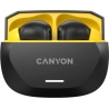 Canyon headset HEXAGON 7 TWS ANC+ENC Wireless Charge Black Yellow