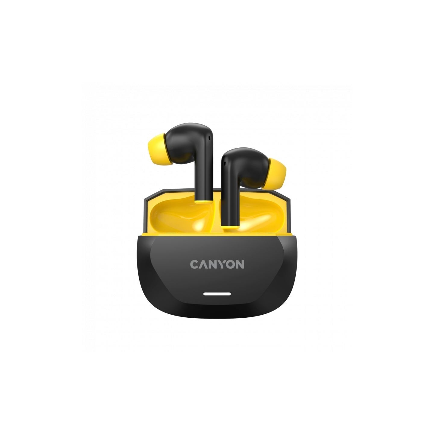 Canyon headset HEXAGON 7 TWS ANC+ENC Wireless Charge Black Yellow