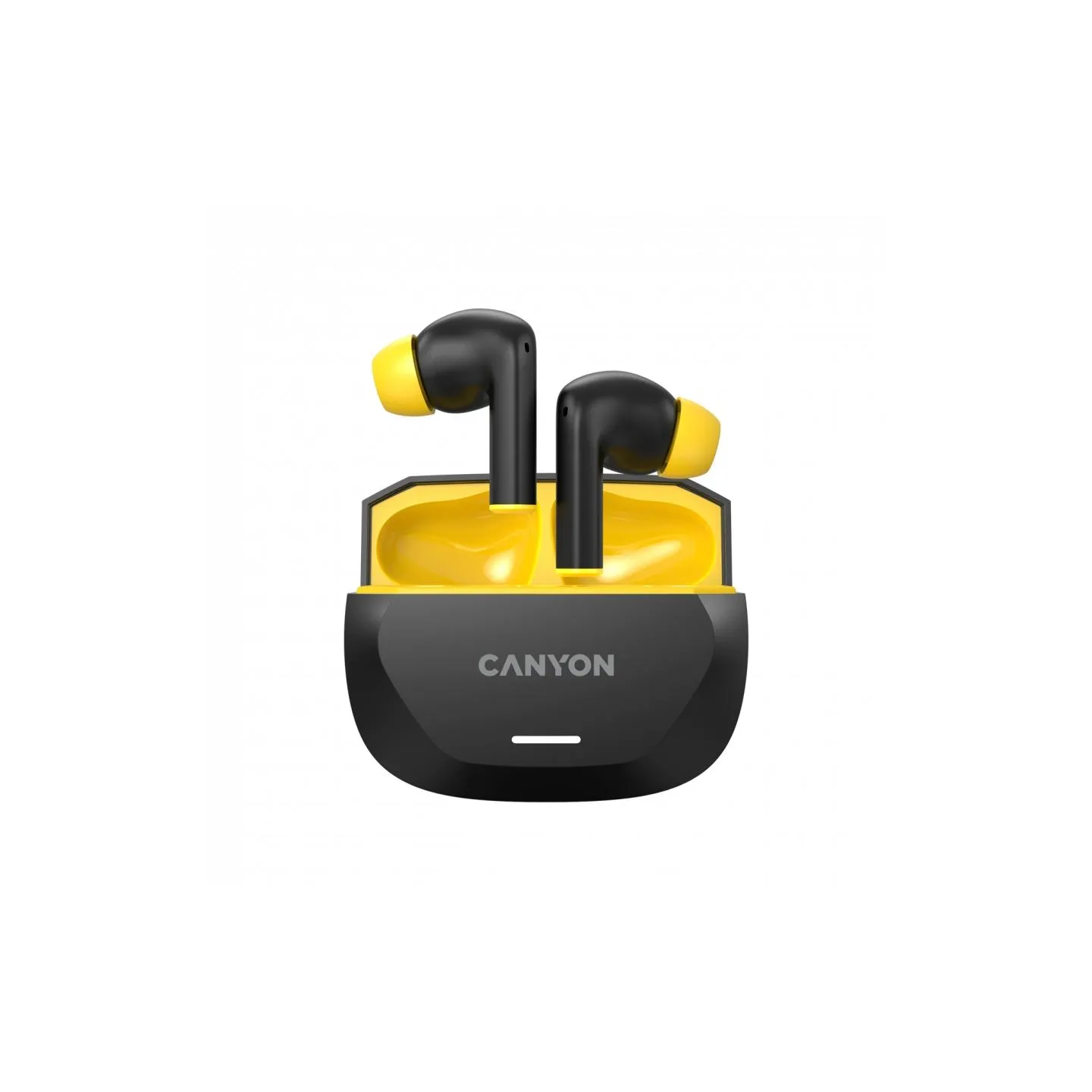 Canyon headset HEXAGON 7 TWS ANC+ENC Wireless Charge Black Yellow