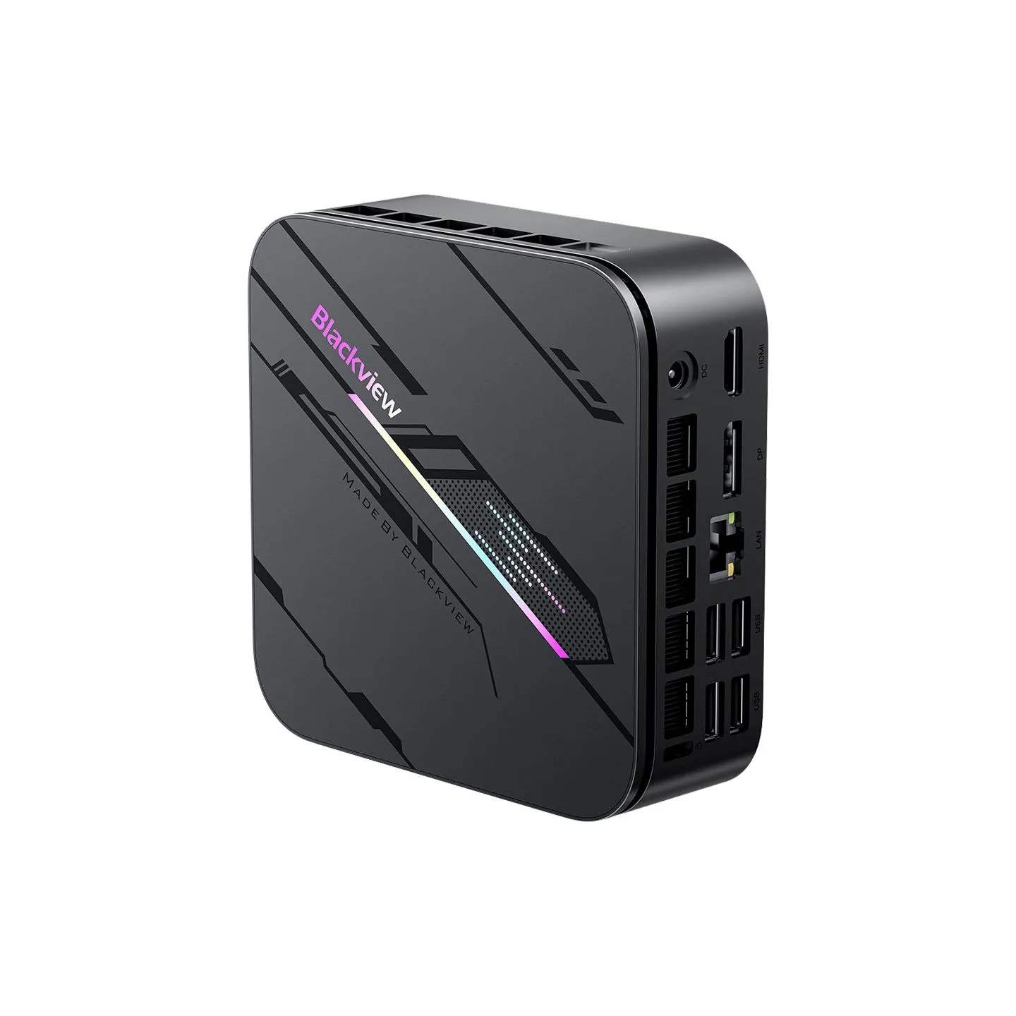 Blackview miniPC MP100 Pro i5-12450H up to 4,4HGz 16/512 WiFi 6 BT 5.2 LAN RJ45 USB 3.1Gen1x4 USB 3.1Gen2x2 TypeC PDx1 HDMI DP W
