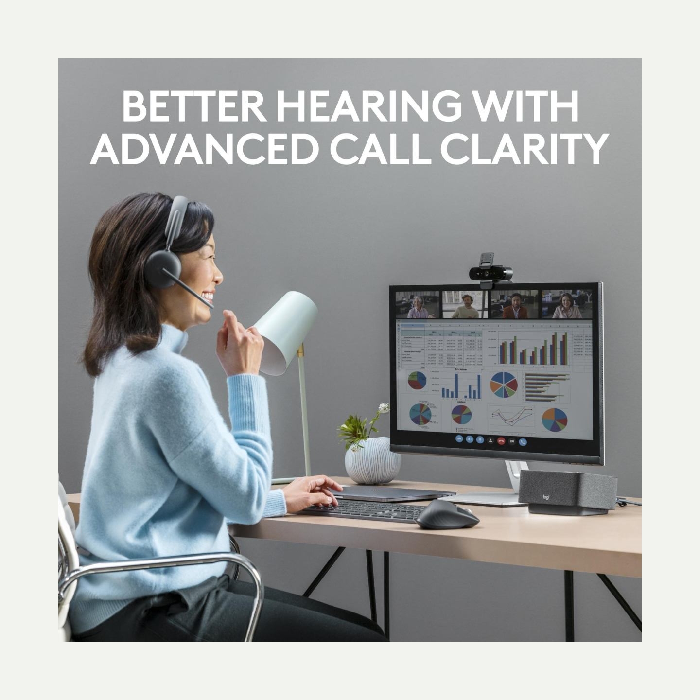 Logitech LOGI HEADSET Zone Wireless 2 UC GRAPHITE