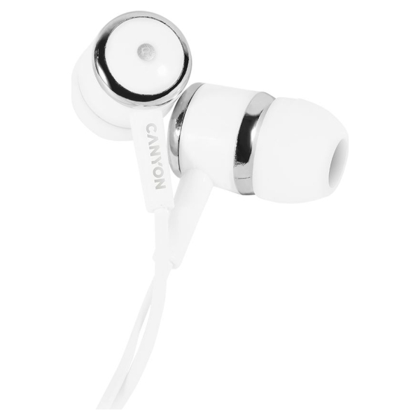 Canyon headphones EPM-01 Mic 1.2m White