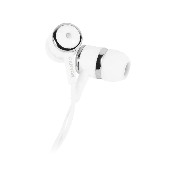 Canyon headphones EPM-01 Mic 1.2m White