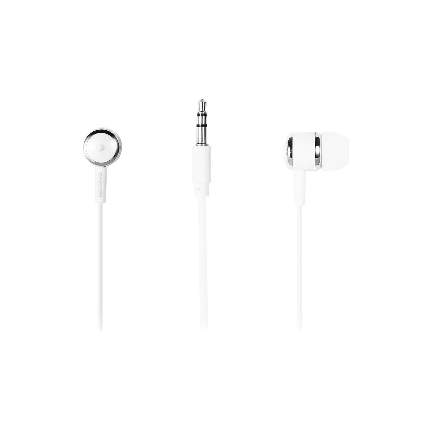 Canyon headphones EPM-01 Mic 1.2m White