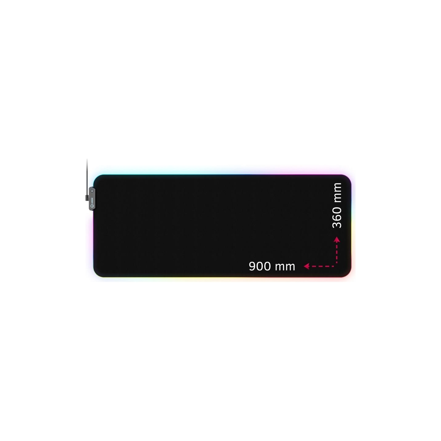 Lorgar Steller 919, Gaming mouse pad, High-speed surface, anti-slip rubber base, RGB backlight, USB connection, Lorgar WP Gamewa