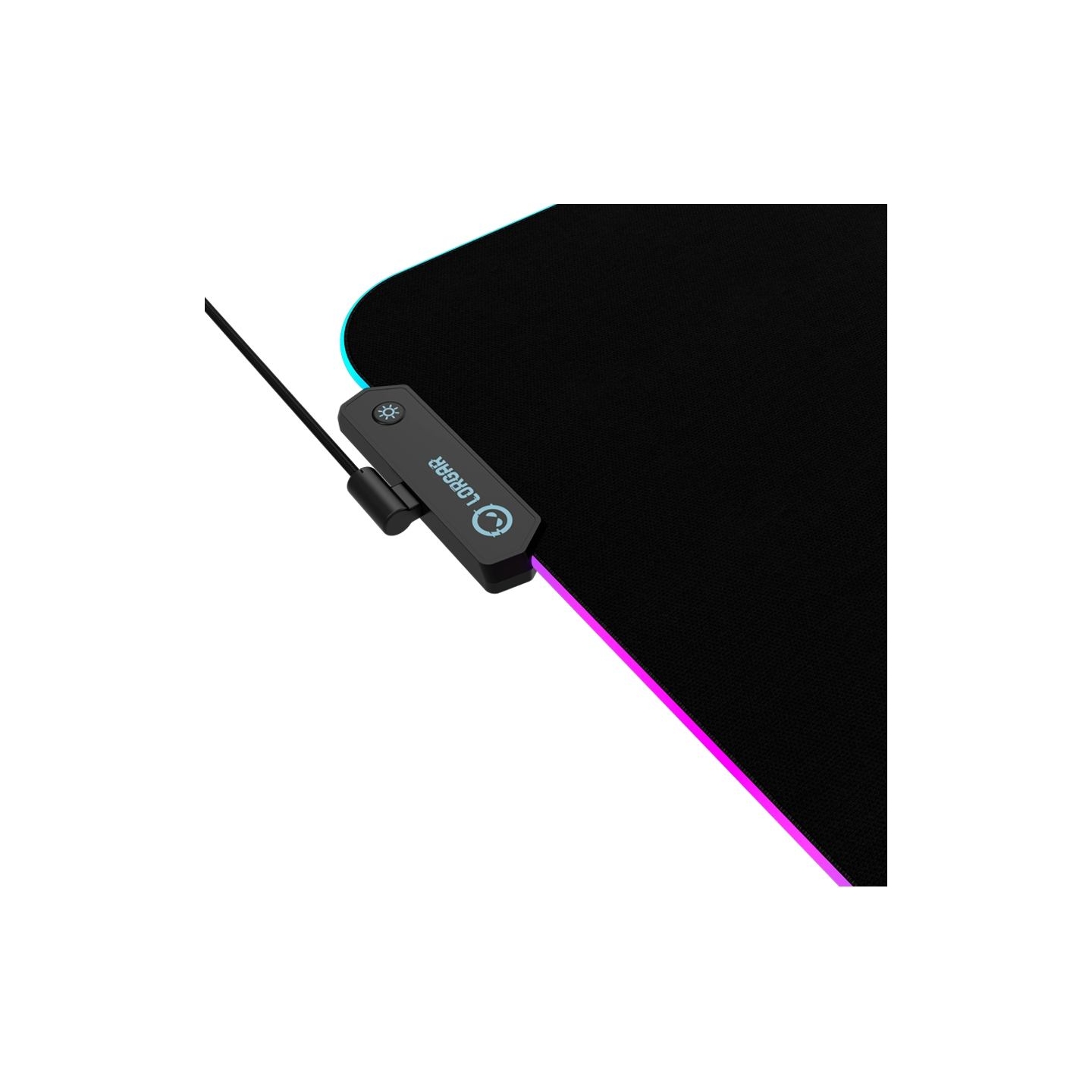 Lorgar Steller 919, Gaming mouse pad, High-speed surface, anti-slip rubber base, RGB backlight, USB connection, Lorgar WP Gamewa