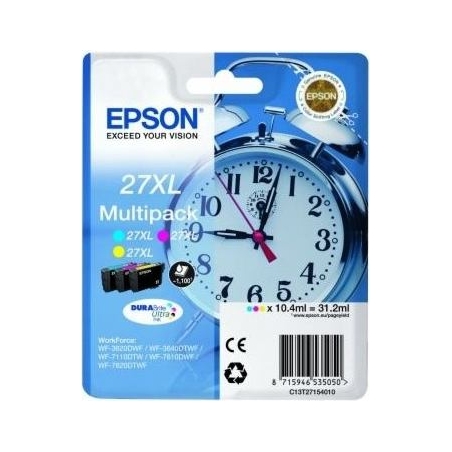 Epson Cartridge Multipack | T2715 | Ink Cartridge | Cyan, Magenta, Yellow