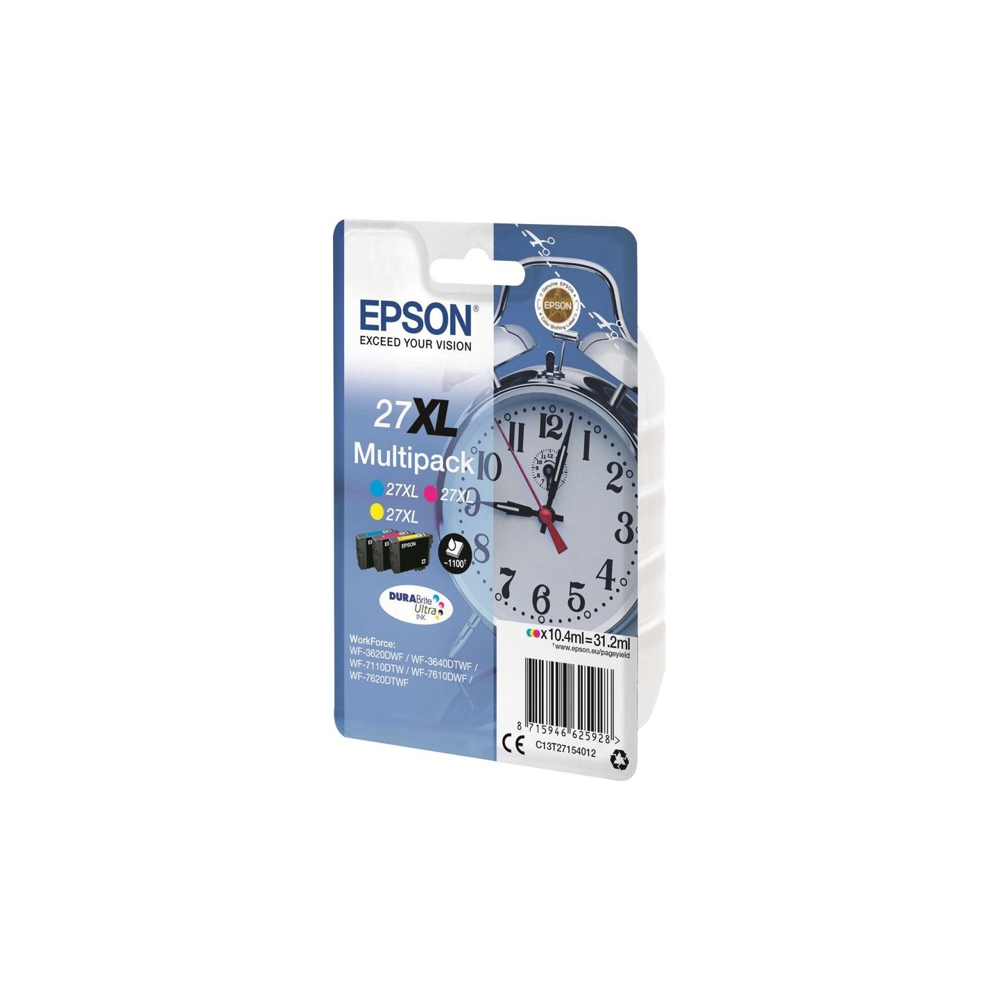 Epson Cartridge Multipack | T2715 | Ink Cartridge | Cyan, Magenta, Yellow