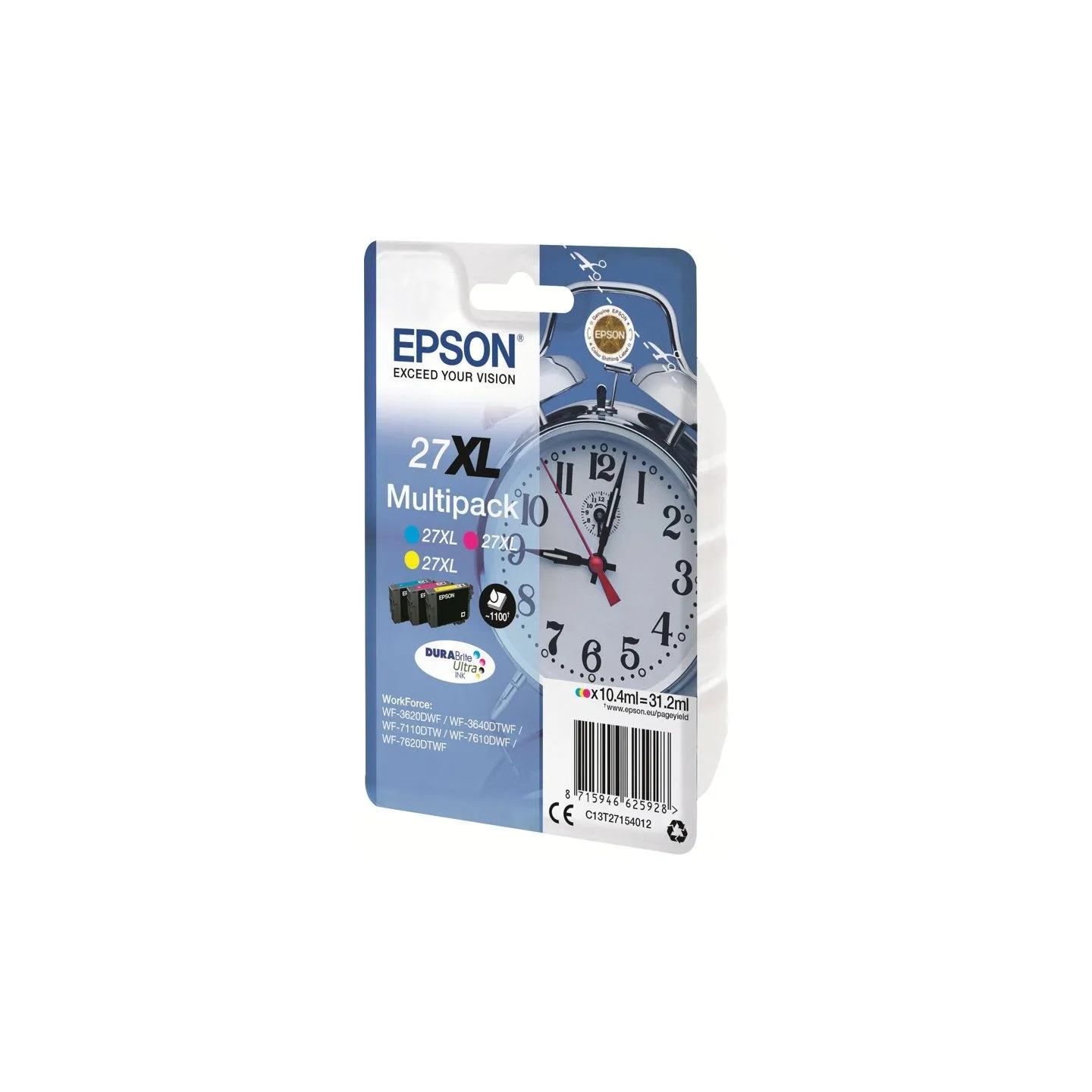 Epson Cartridge Multipack | T2715 | Ink Cartridge | Cyan, Magenta, Yellow