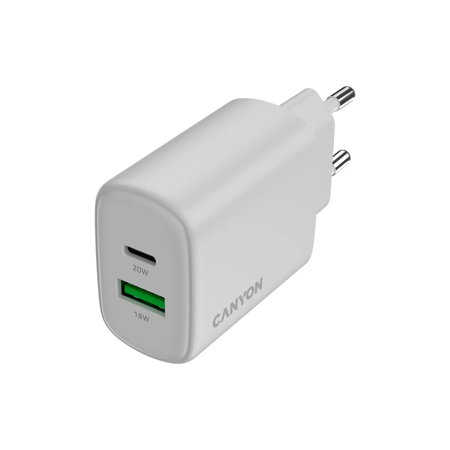Canyon charger OnCharge 200 20W 1xPD 1xQC EU White