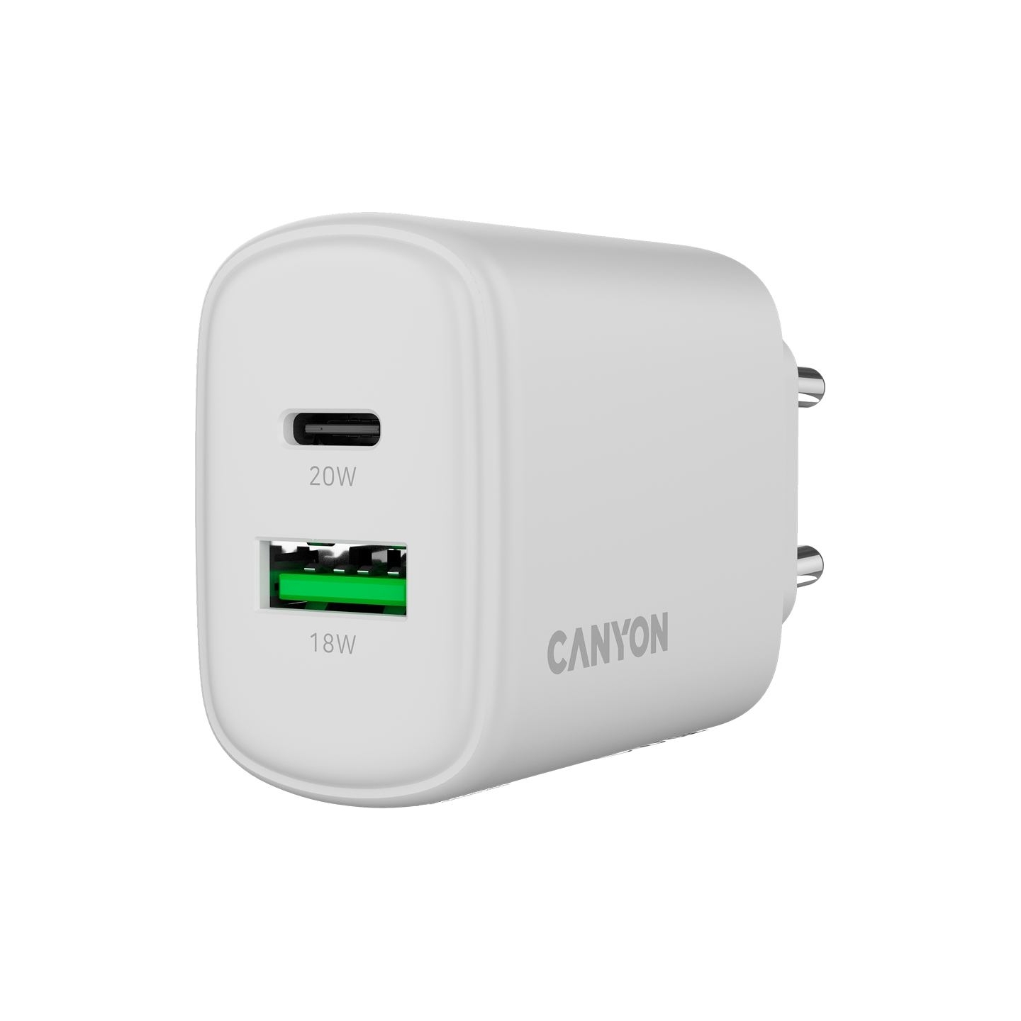 Canyon charger OnCharge 200 20W 1xPD 1xQC EU White