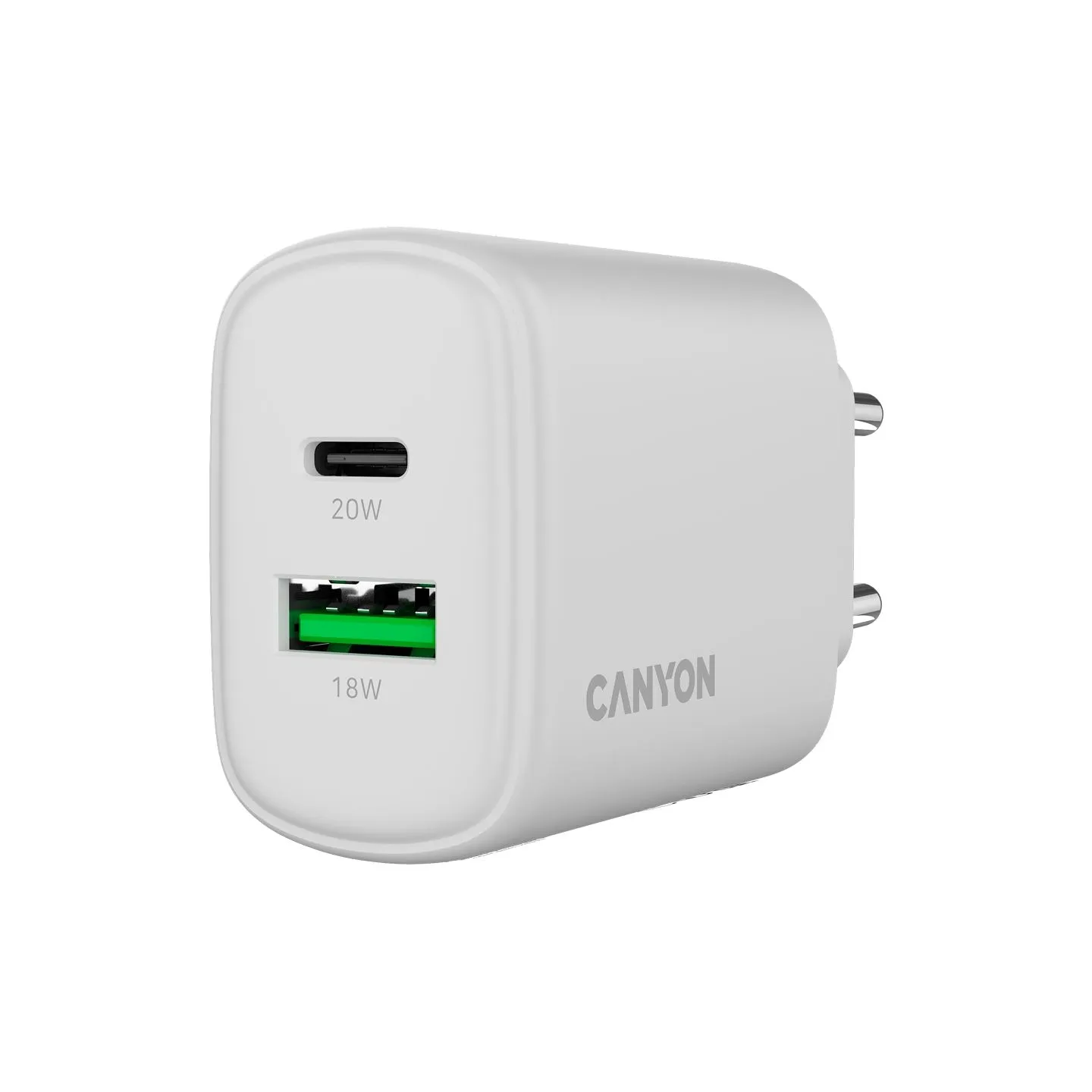 Canyon charger OnCharge 200 20W 1xPD 1xQC EU White